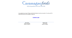 Desktop Screenshot of caramagnofoods.com